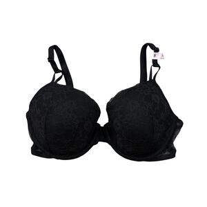 Victoria Secrets Sexy Tee Lightly Line Lace Bra 34D NWT Black